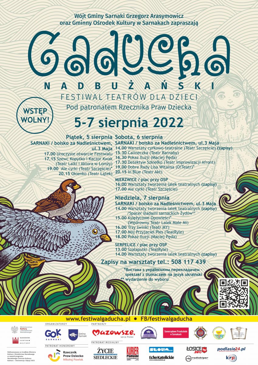 Plakat promujący wydarzenie kulturalne - GADUCHA