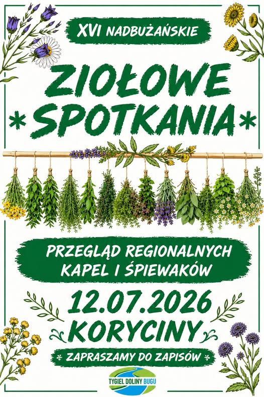 XVI Nadbużańskie Ziołowe Spotkania - plakat
