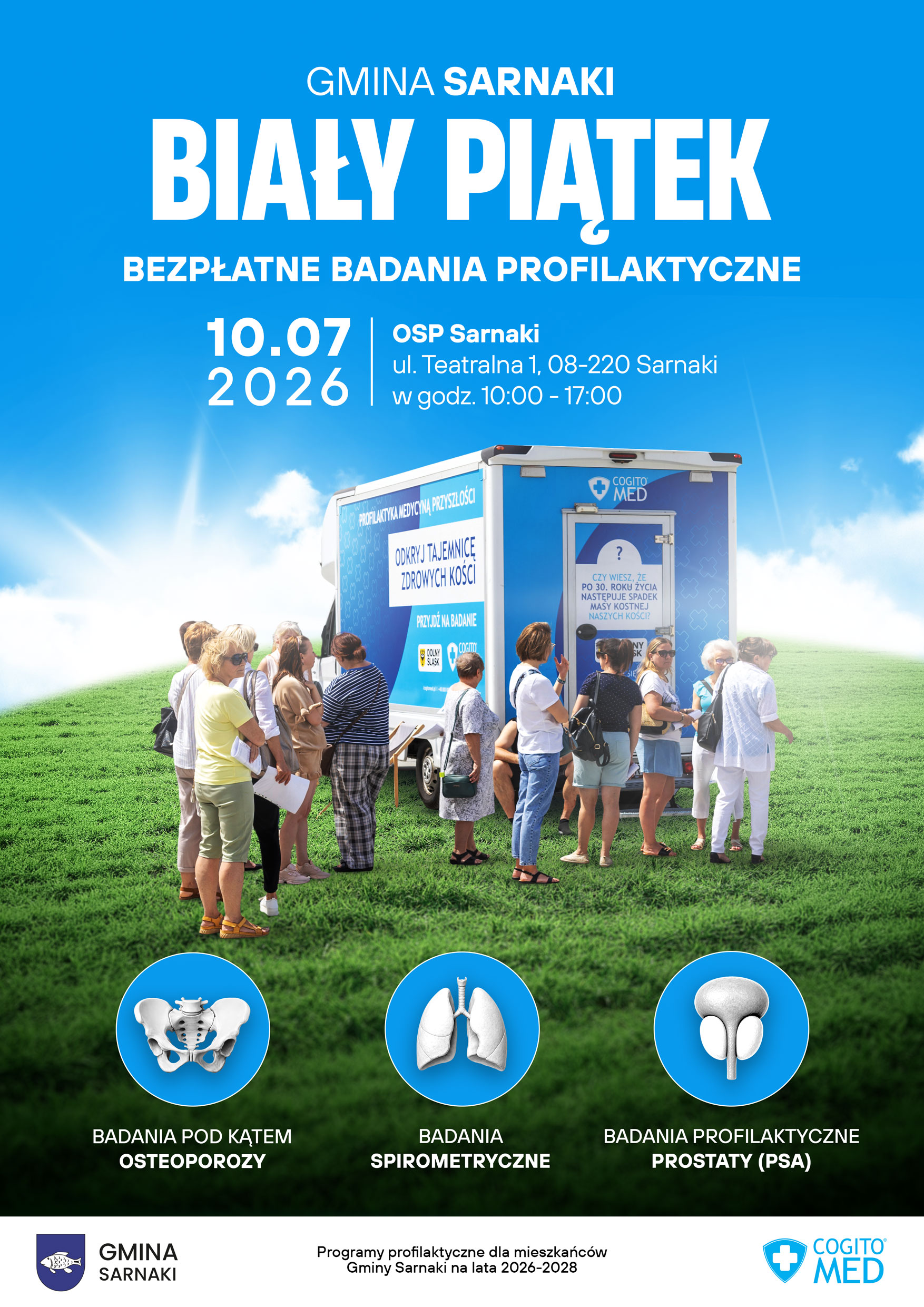 Grafika - Bezpłatne badania Gminie Sarnaki